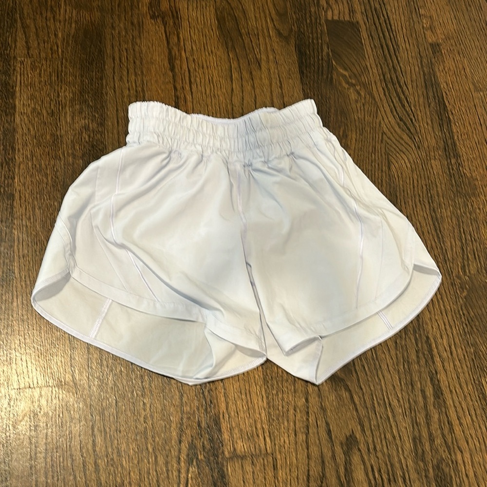 blue shorts